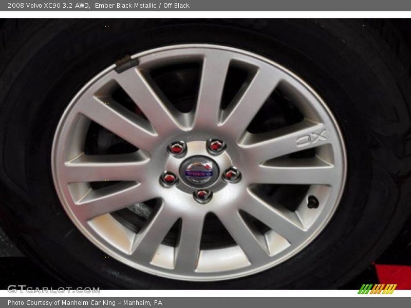 Ember Black Metallic / Off Black 2008 Volvo XC90 3.2 AWD