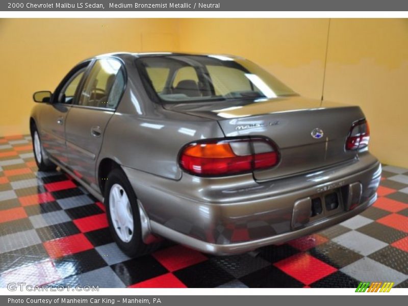 Medium Bronzemist Metallic / Neutral 2000 Chevrolet Malibu LS Sedan