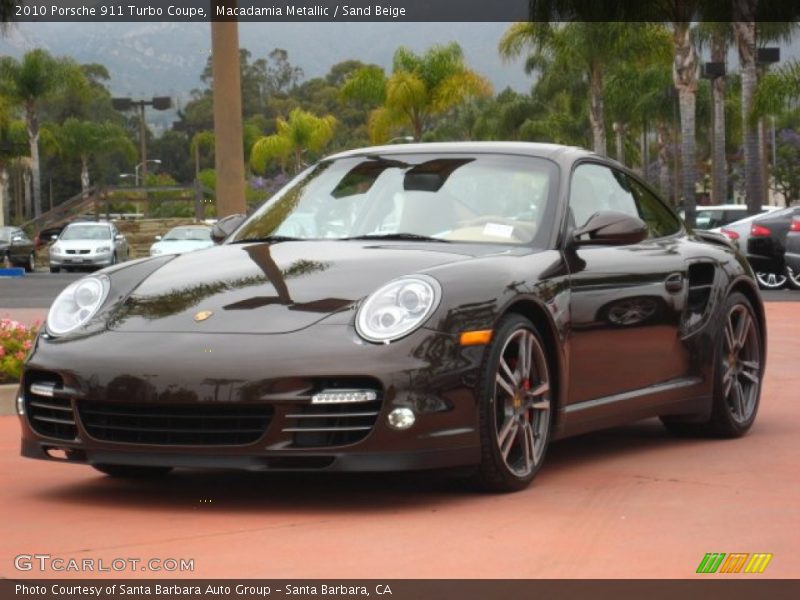 Front 3/4 View of 2010 911 Turbo Coupe