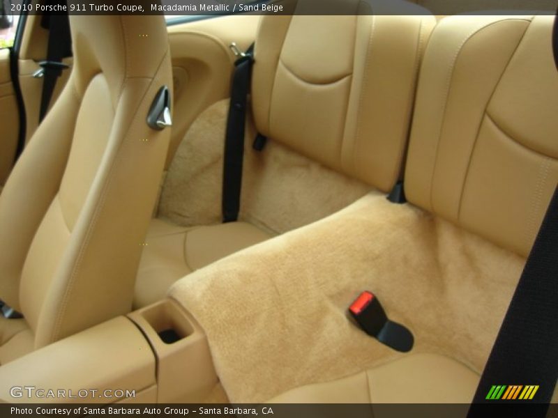  2010 911 Turbo Coupe Sand Beige Interior