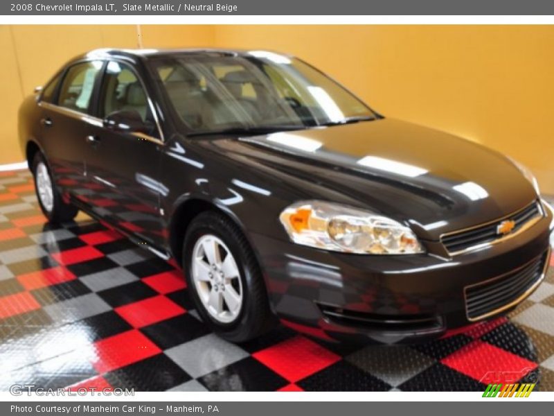 Slate Metallic / Neutral Beige 2008 Chevrolet Impala LT