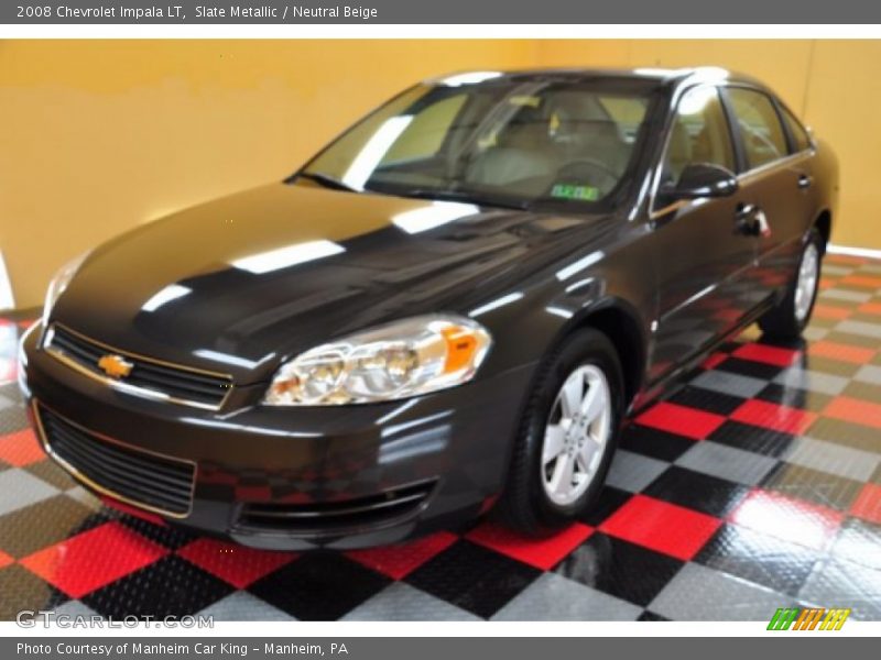 Slate Metallic / Neutral Beige 2008 Chevrolet Impala LT
