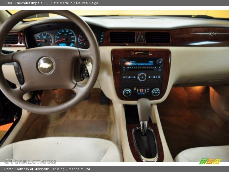 Slate Metallic / Neutral Beige 2008 Chevrolet Impala LT