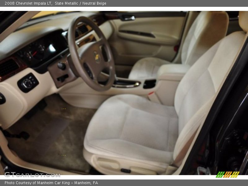 Slate Metallic / Neutral Beige 2008 Chevrolet Impala LT