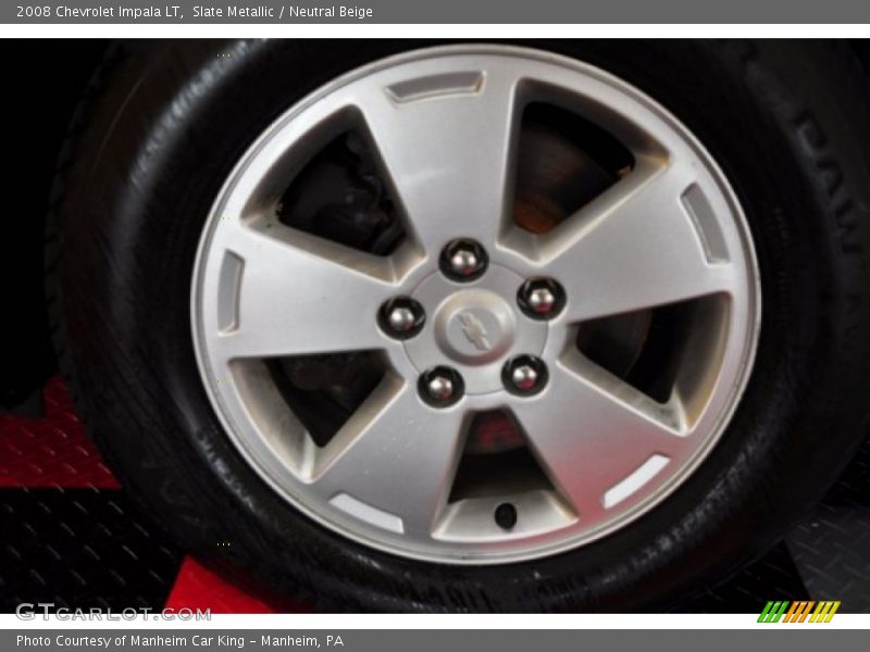 Slate Metallic / Neutral Beige 2008 Chevrolet Impala LT