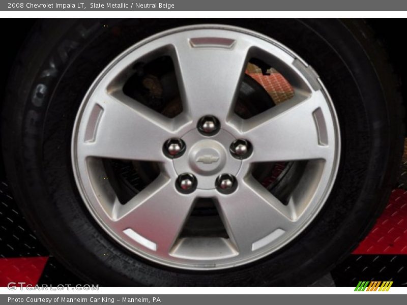 Slate Metallic / Neutral Beige 2008 Chevrolet Impala LT