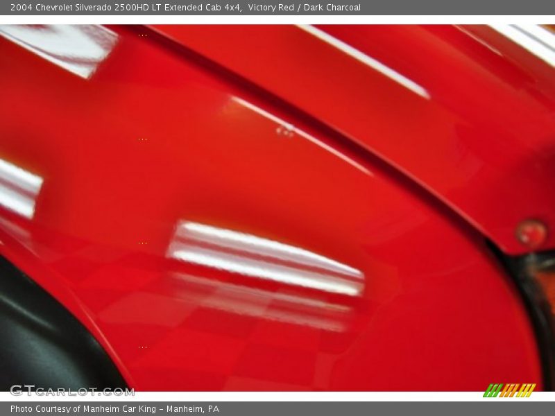 Victory Red / Dark Charcoal 2004 Chevrolet Silverado 2500HD LT Extended Cab 4x4