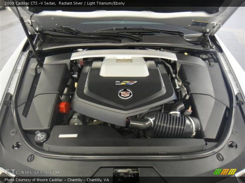 Radiant Silver / Light Titanium/Ebony 2009 Cadillac CTS -V Sedan