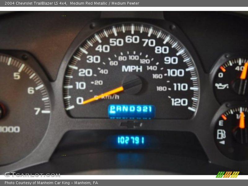 Medium Red Metallic / Medium Pewter 2004 Chevrolet TrailBlazer LS 4x4