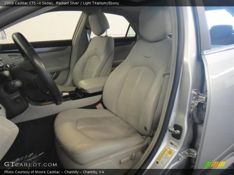 Radiant Silver / Light Titanium/Ebony 2009 Cadillac CTS -V Sedan