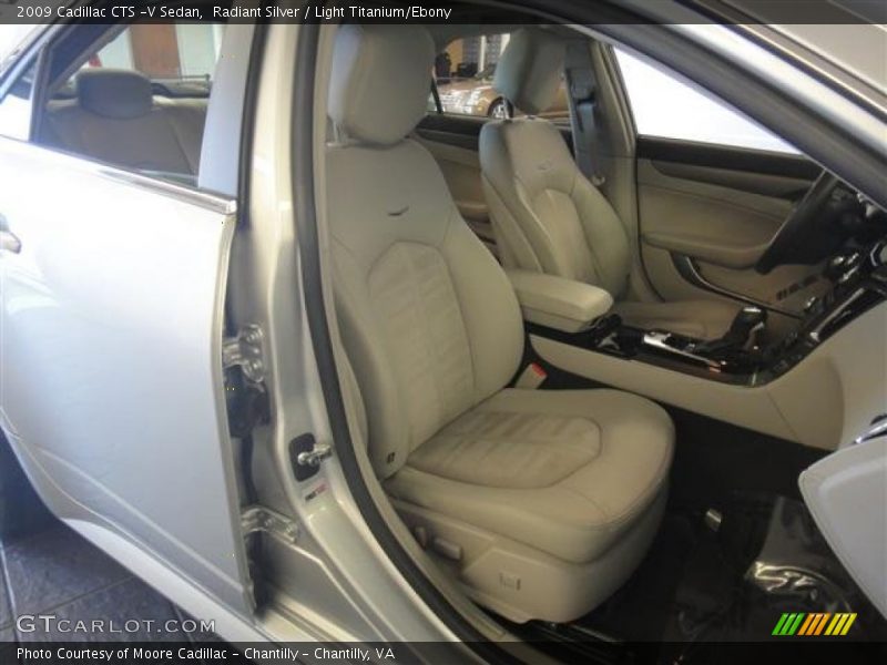 Radiant Silver / Light Titanium/Ebony 2009 Cadillac CTS -V Sedan