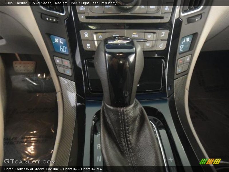 Radiant Silver / Light Titanium/Ebony 2009 Cadillac CTS -V Sedan