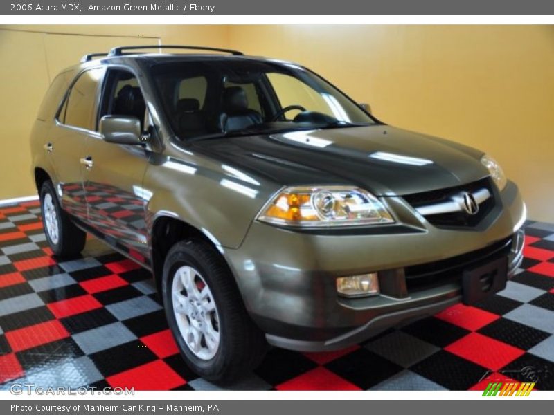 Amazon Green Metallic / Ebony 2006 Acura MDX