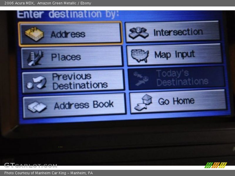 Amazon Green Metallic / Ebony 2006 Acura MDX