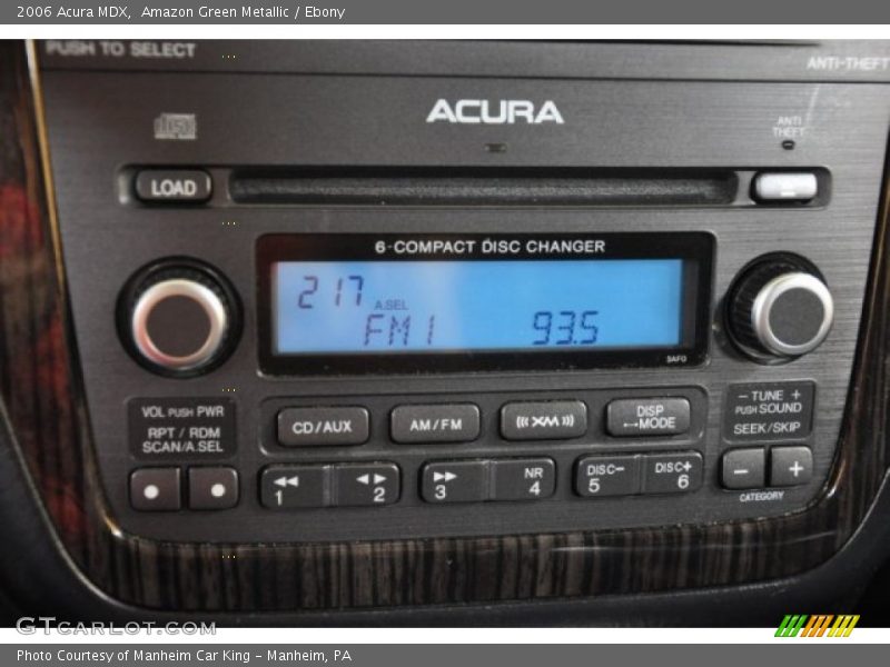 Amazon Green Metallic / Ebony 2006 Acura MDX