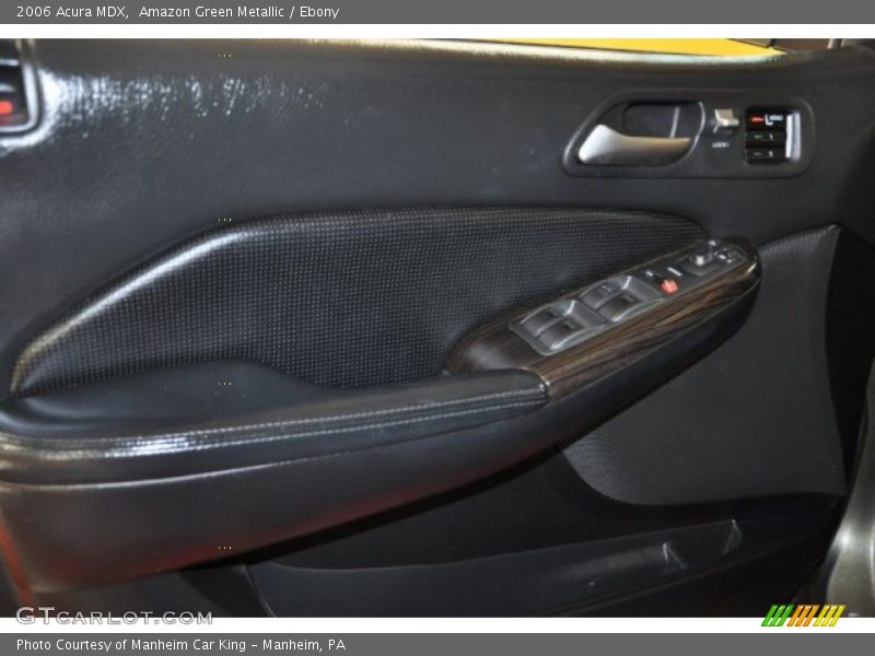 Amazon Green Metallic / Ebony 2006 Acura MDX