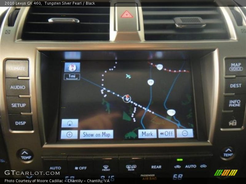 Navigation of 2010 GX 460