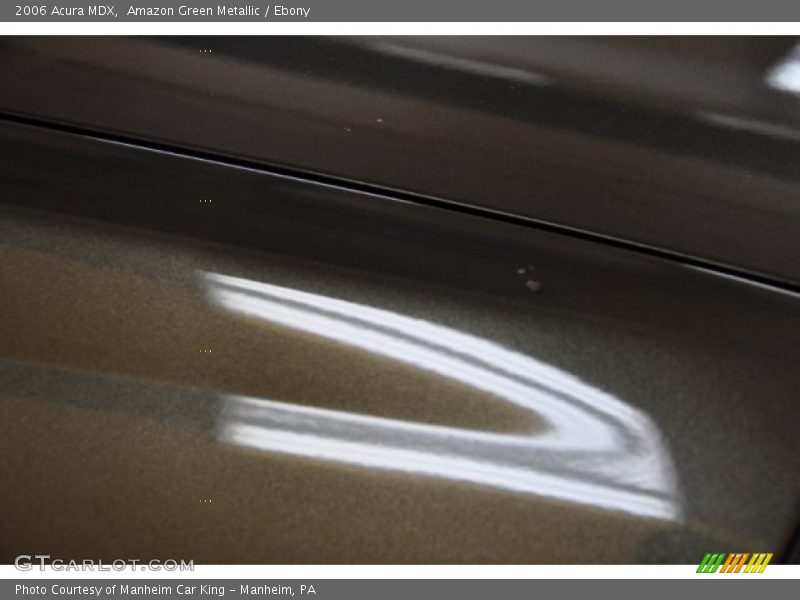 Amazon Green Metallic / Ebony 2006 Acura MDX