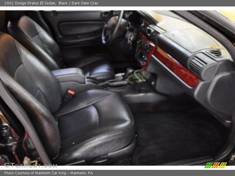 Black / Dark Slate Gray 2001 Dodge Stratus ES Sedan