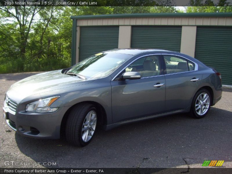 Ocean Gray / Caffe Latte 2010 Nissan Maxima 3.5 SV