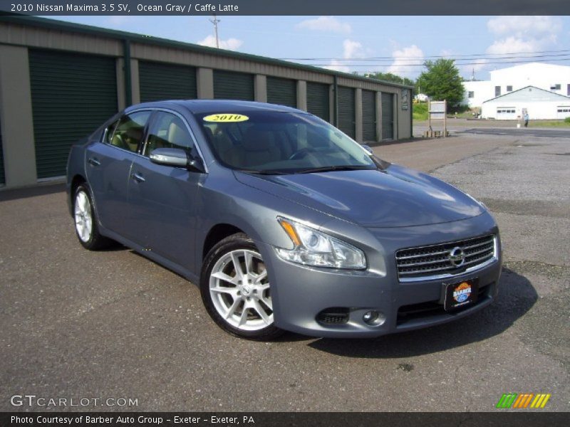 Ocean Gray / Caffe Latte 2010 Nissan Maxima 3.5 SV