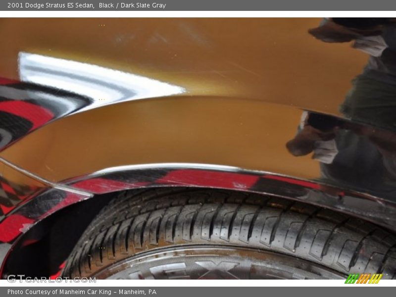 Black / Dark Slate Gray 2001 Dodge Stratus ES Sedan