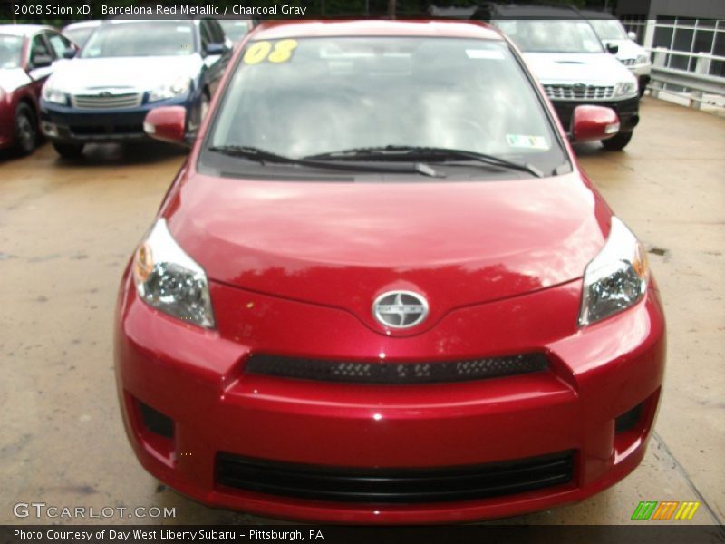 Barcelona Red Metallic / Charcoal Gray 2008 Scion xD