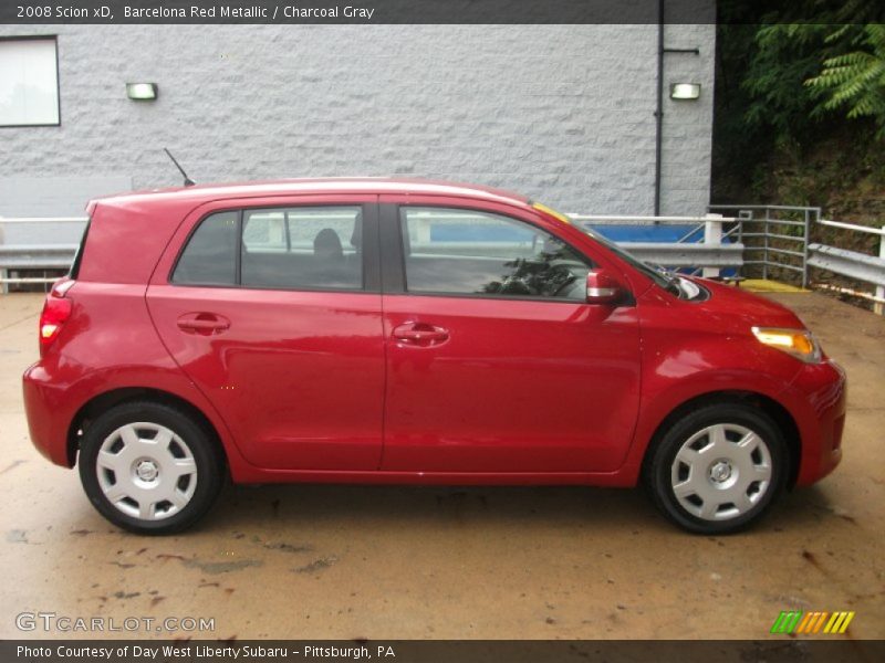 Barcelona Red Metallic / Charcoal Gray 2008 Scion xD