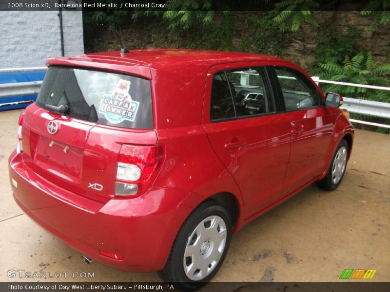 Barcelona Red Metallic / Charcoal Gray 2008 Scion xD