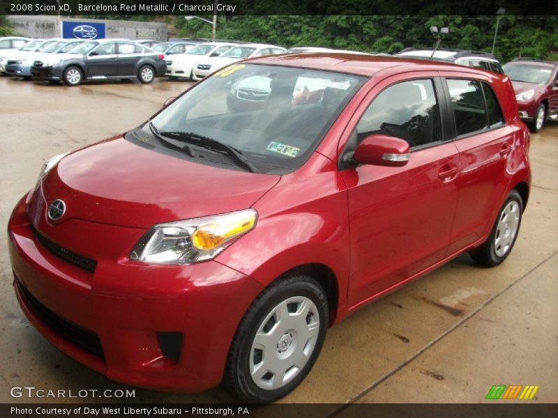 Barcelona Red Metallic / Charcoal Gray 2008 Scion xD