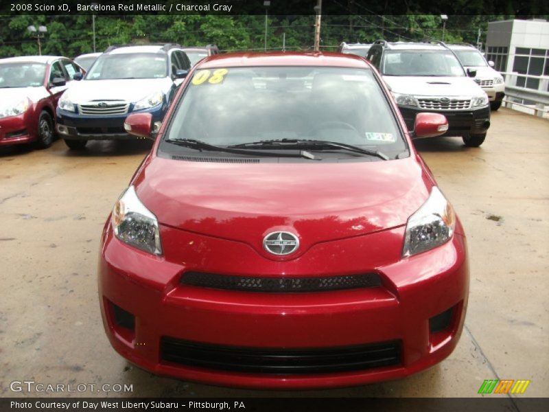 Barcelona Red Metallic / Charcoal Gray 2008 Scion xD