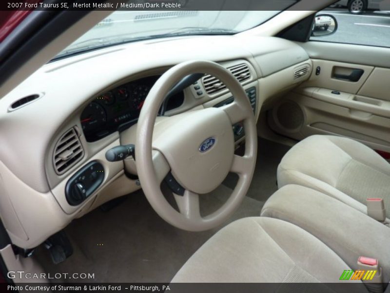 Merlot Metallic / Medium/Dark Pebble 2007 Ford Taurus SE