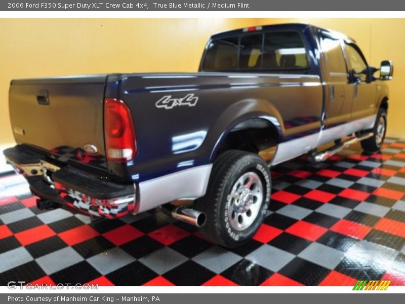 True Blue Metallic / Medium Flint 2006 Ford F350 Super Duty XLT Crew Cab 4x4