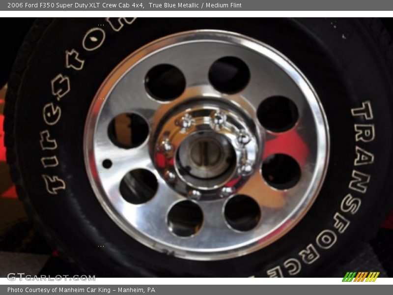 True Blue Metallic / Medium Flint 2006 Ford F350 Super Duty XLT Crew Cab 4x4