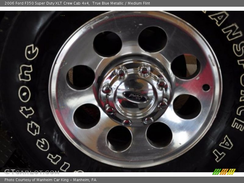 True Blue Metallic / Medium Flint 2006 Ford F350 Super Duty XLT Crew Cab 4x4