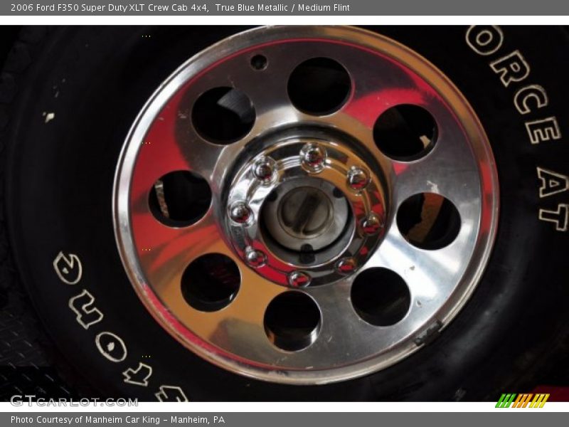 True Blue Metallic / Medium Flint 2006 Ford F350 Super Duty XLT Crew Cab 4x4
