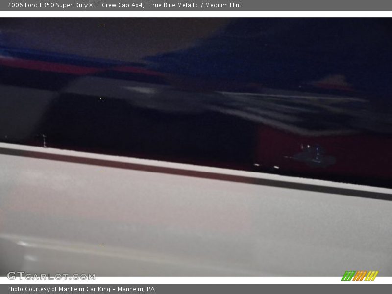 True Blue Metallic / Medium Flint 2006 Ford F350 Super Duty XLT Crew Cab 4x4