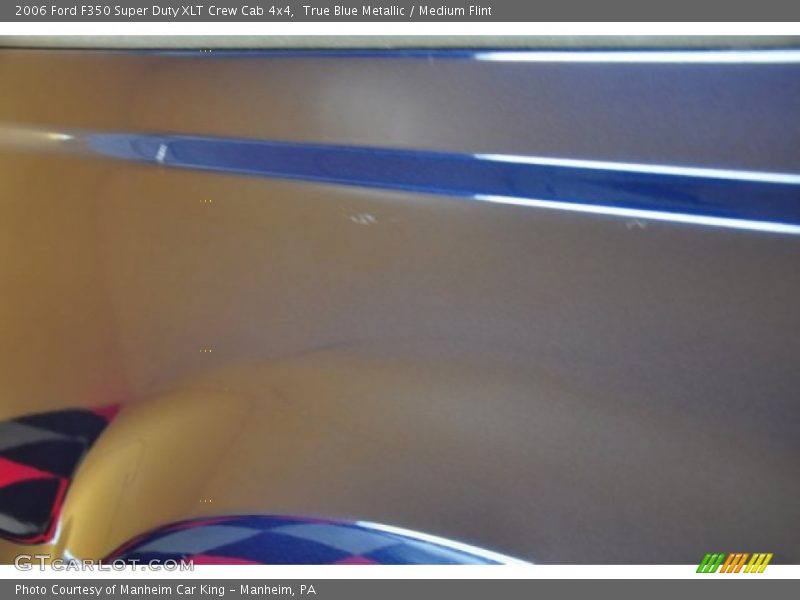 True Blue Metallic / Medium Flint 2006 Ford F350 Super Duty XLT Crew Cab 4x4