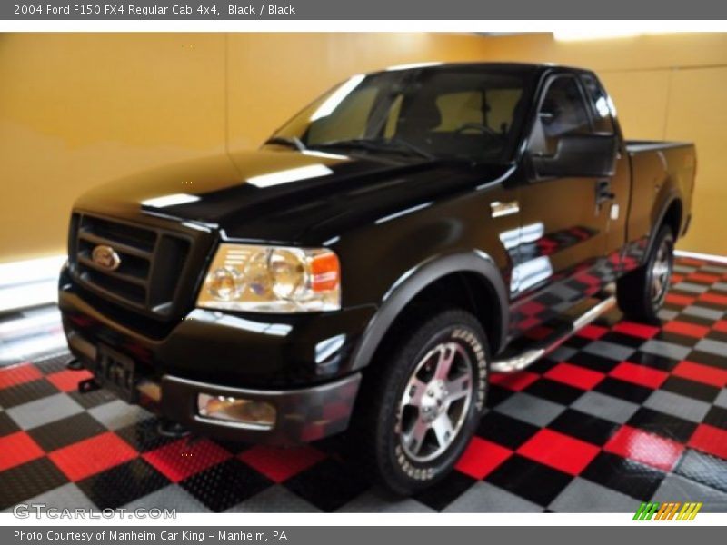 Black / Black 2004 Ford F150 FX4 Regular Cab 4x4