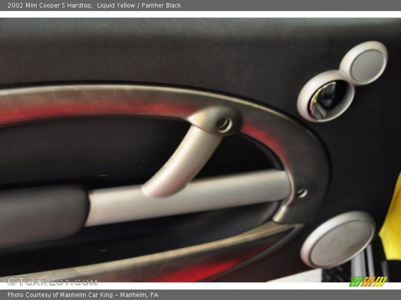 Liquid Yellow / Panther Black 2002 Mini Cooper S Hardtop