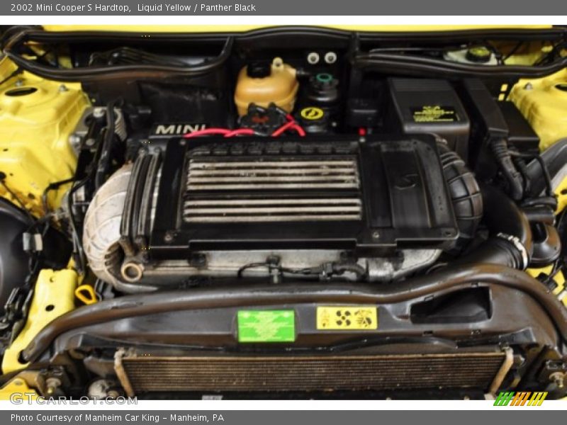  2002 Cooper S Hardtop Engine - 1.6 Liter Supercharged SOHC 16-Valve 4 Cylinder