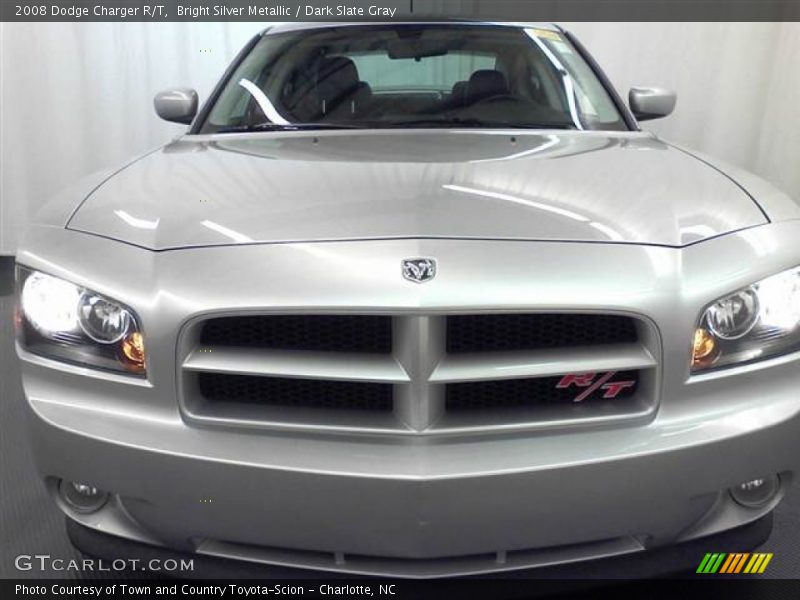 Bright Silver Metallic / Dark Slate Gray 2008 Dodge Charger R/T