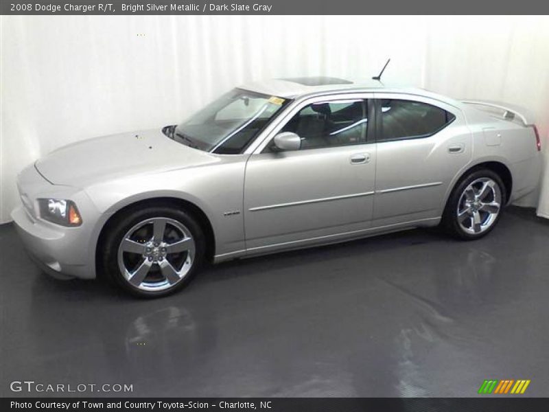 Bright Silver Metallic / Dark Slate Gray 2008 Dodge Charger R/T