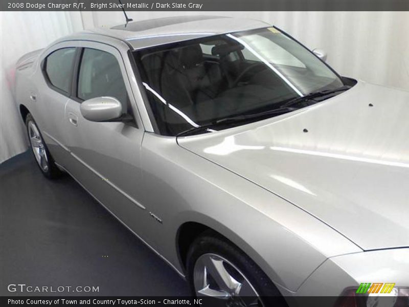 Bright Silver Metallic / Dark Slate Gray 2008 Dodge Charger R/T