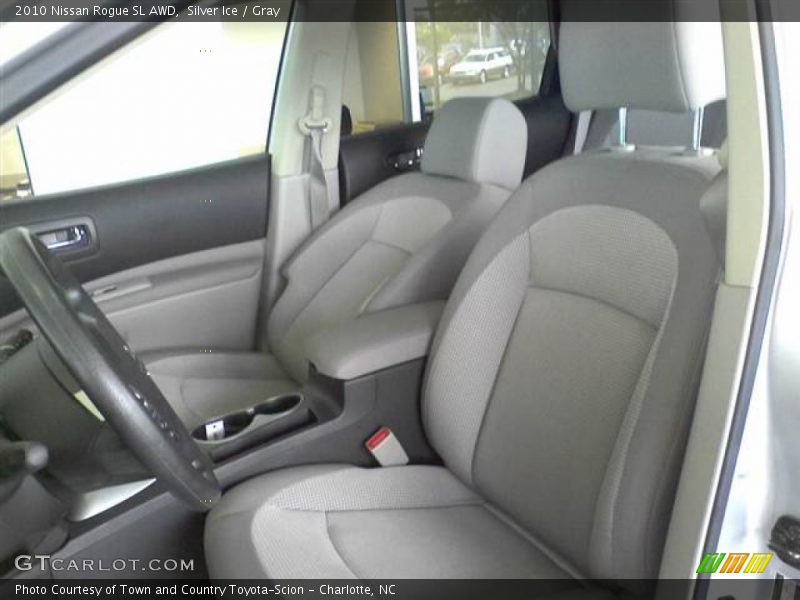 Silver Ice / Gray 2010 Nissan Rogue SL AWD