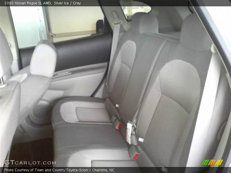 Silver Ice / Gray 2010 Nissan Rogue SL AWD