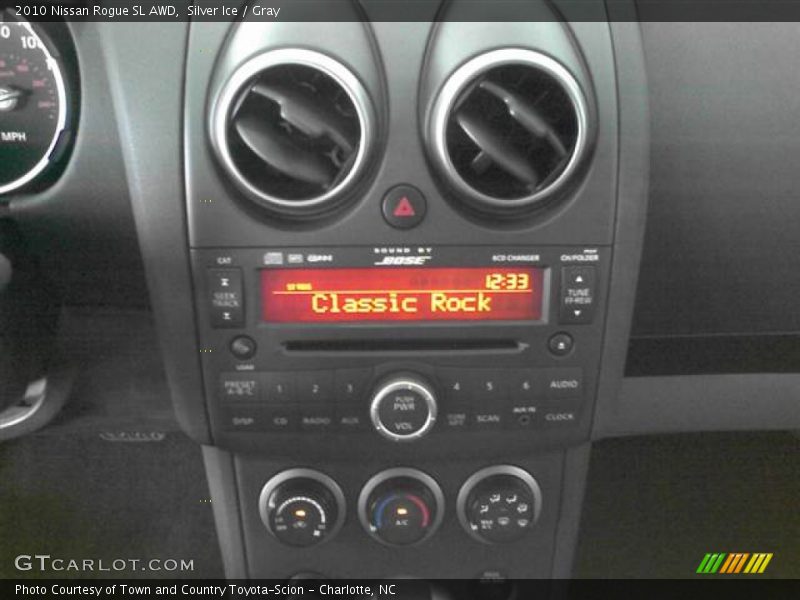 Silver Ice / Gray 2010 Nissan Rogue SL AWD
