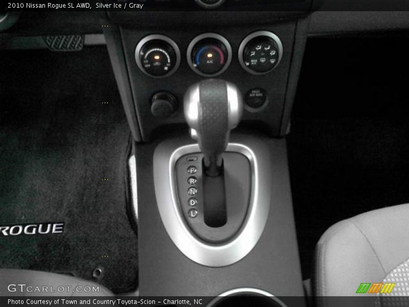 Silver Ice / Gray 2010 Nissan Rogue SL AWD