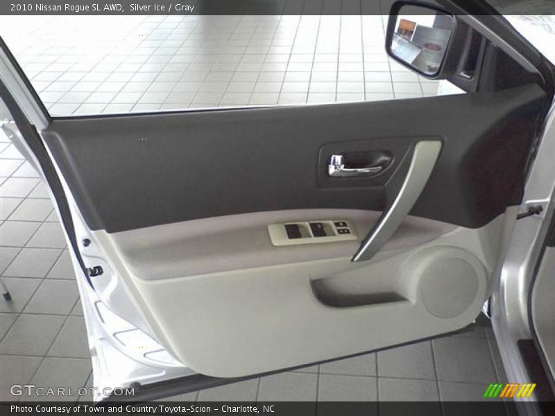 Silver Ice / Gray 2010 Nissan Rogue SL AWD