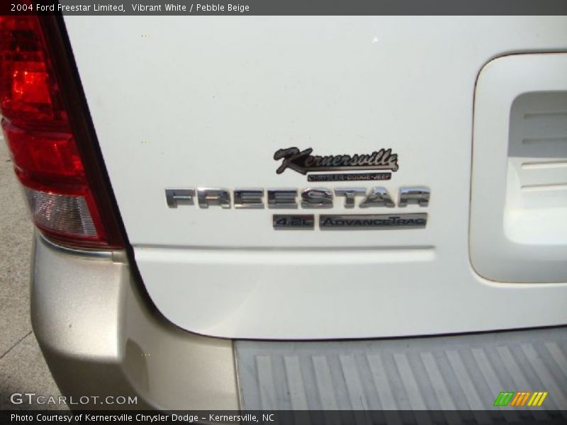 Vibrant White / Pebble Beige 2004 Ford Freestar Limited